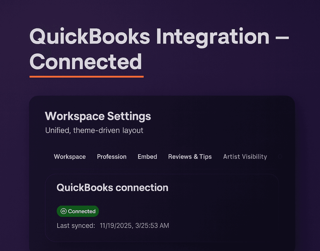 QuickBooks sync