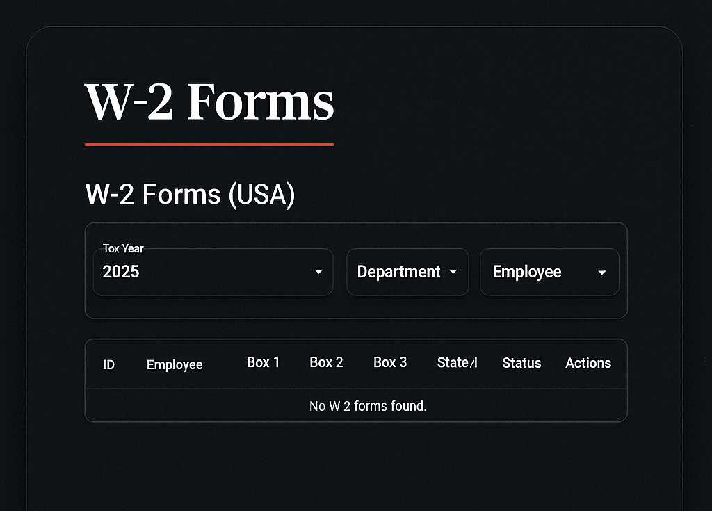W-2 forms